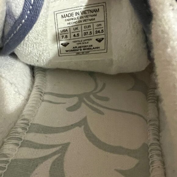 Roxy Sheilahh Women’s Size 7.5 Tie Dye Platform Lace Up Sneaker New In Box - Picture 6 of 8